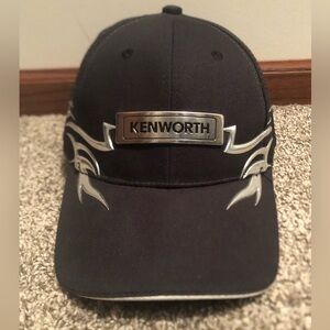NEW Kenworth Motors Trucks Metal Embroidered Stretch Fitted
